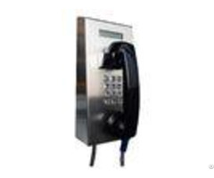 Ip65 Vandal Resistant Telephone Stainless Steel Robust Housing For Tunnel Control Room