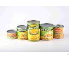 Fresh Raw Material Canned Sweet Corn Kernels Tin Packing Gmo Cultivation Type