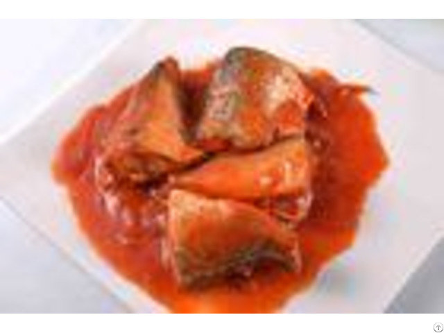 Tin Packing Mackerel Canned Fish In Tomato Sauce Fda Haccp Certification