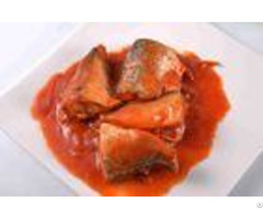 Tin Packing Mackerel Canned Fish In Tomato Sauce Fda Haccp Certification