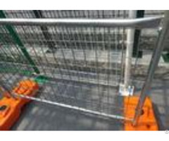 Road Site Safe Galvanized Temporary Fence Removable Feet Makes Transportation Easier