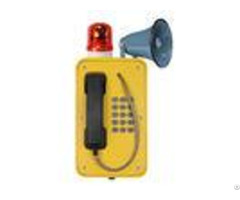 Industrial Broadcast Telephone For Emergency Weatherproof Sos Intercom With Horn