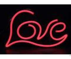 Beautiful Led Neon Signs Red Acrylic Pvc Flexible Jacket Material