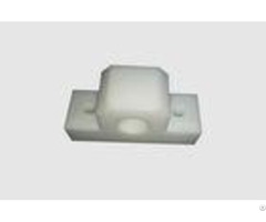 Natural Color Custom Plastic Parts Uhmw Pe Bearing Support With Housing For Filter Machines