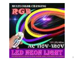 Super Bright Rgb Led Neon Flex Ac 110 120v Input Voltage 50m Roll
