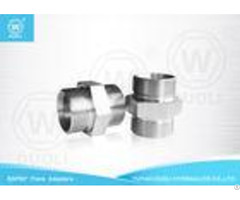 Bsp Metric Hydraulic Flare Fittings Straight Coupling 60 Bonded Seal Pipe Connectors