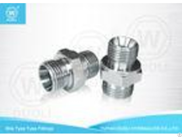 Straight Din 24 Degree Cone Seat Bite Type Hydraulic Hose Connectors Fittings