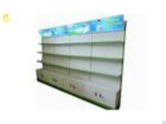 Durable Metallic Medicine Display Rackswall Side 900x320x2000mm Size