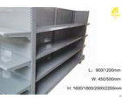 Durable Supermarket Steel Racks 60 65kg Layer Load 1200 X 400mm Upper Shelf