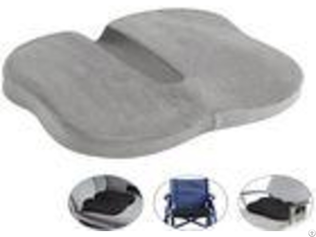 Orthopedic Car Driver Memory Foam Seat Cushion With Zippered Cover