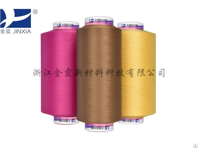 Chemical Fiber Dope Dyed 100 Percent Polyester Yarn Dty