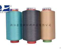 Man Made Fiber Colored Polyester Yarn Dty