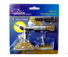Qs 101 Hex Shank Brushes Quick Change Accessory Series