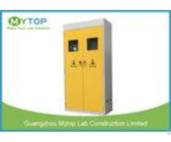 Metal Laboratory Storage Cabinet For Gas Cylinder With Option Alarm System