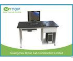 Anti Static University Laboratory Furniture Computer Lab Desk For Single Student