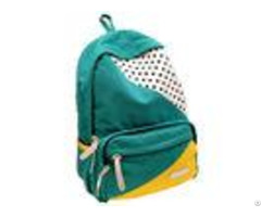Eco Friendly Green Pretty Outdoor Sports Backpack Canvas Back Pack Personalized