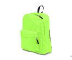 Customizable Outdoor Sports Backpack Light Green For High School Girls Boys