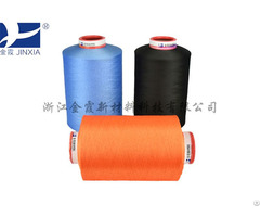 Dope Dyed Colored Polyester Yarn Denier Dtex Textile Fiber Knitting Weaving