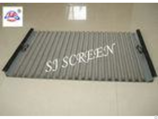 Polygon Hole Shape Oilfield Screens Waved Oil Vibrating Screen 1050 X 695mm