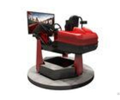 Metal Material Virtual Reality Racing Car 3 Screens 6d Dynamic System Motion