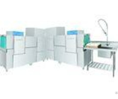 20kw 56kw Hotel Rack Conveyor Dishwasher Eco M260ph Dispenser Inside