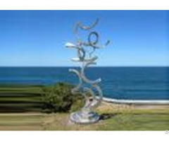 Contemporary Art Stainless Steel Sculpture For Outdoor Decoration Anti Corrosion
