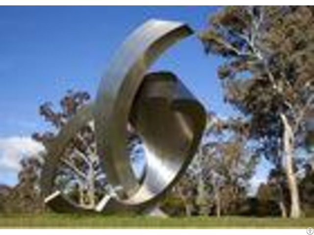 Large Landscape Stainless Steel Sculpture Various Sizes Colors Available