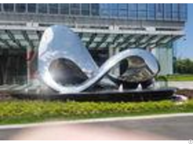 Unique Design Polished Outdoor Metal Sculpture For City Square Decoration