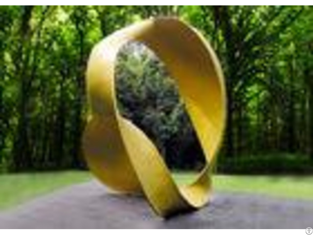 Park Creation Design Painted Metal Sculpture For Outdoor Garden Decoration