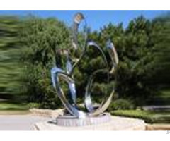 Custom Size Stainless Steel Sculpture For City Decoration Oem Odm Acceptable