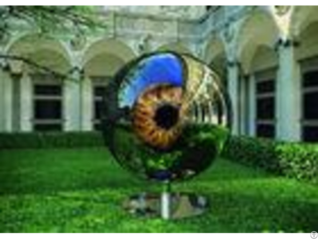 Eyeball Design Steel Artworks Artists Sculpture For Garden Decoration