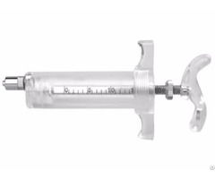 Veterinary Plastic Steel Syringe Type D