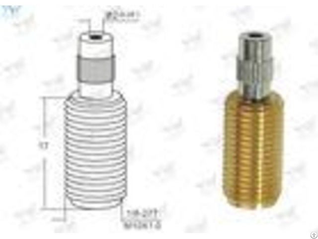 All Threaded Adjustable Cable Grippers Raw Brass Material With Security Head