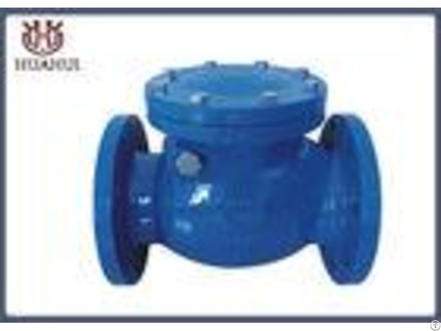 Dn50 Ductile Iron Flanged Check Valve Swing Type Brass Seat Din Standard