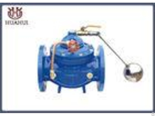 Ggg50 Body Float Control Valve Automatic Blue Color Iso9001 Cetification