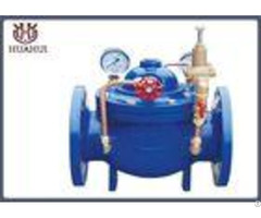 Double Flange Water Pressure Reducing Valve With Two Gauge Hydraulically Operated