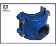 Ductile Iron Pipe Fittings Repair Coupling Blue Color