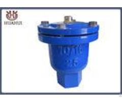 Screw Connection Air Release Valve Blue Color Ductile Iron With Stainless Steel Ball