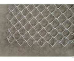 Iron Flexible Galvanized Chain Link Fence Pvc Coated For Construction