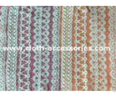 Customized 100 Cotton Mesh Net Lace Fabric Eco Friendly Dyeing For Lady Dress