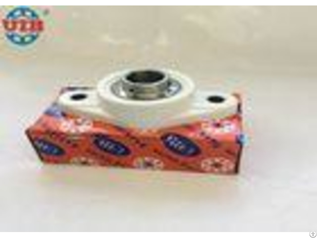 Black White Plastic Pillow Block Bearing Housing Types With Stainless Steel Bearings