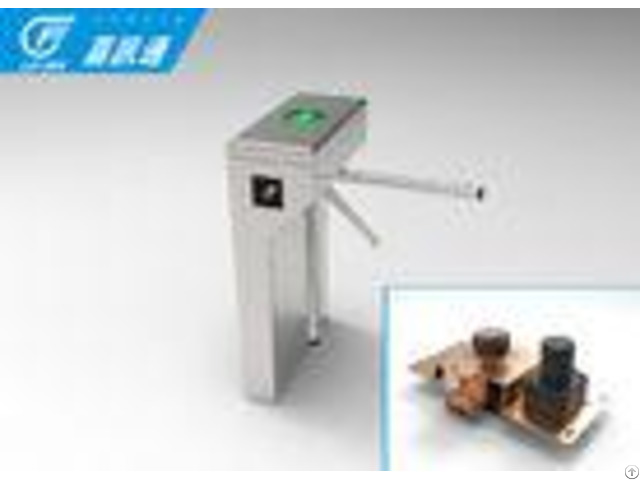 Optional Single Direction Vertical Tripod Turnstile 40person Min For Factory Staff Exit