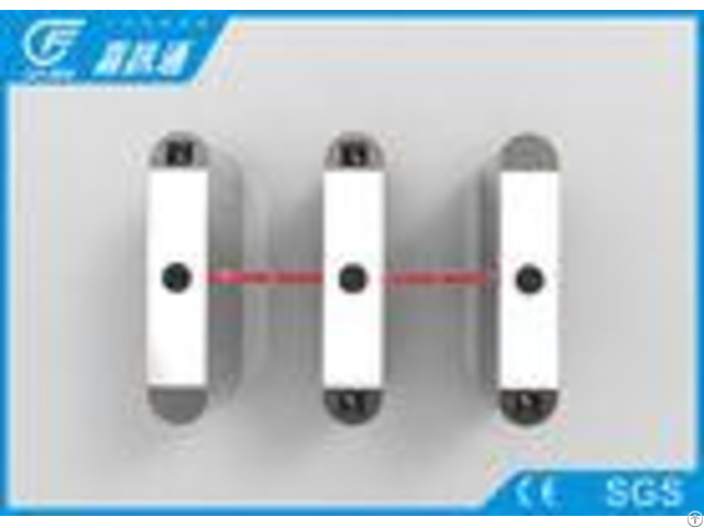 Apartment Half Height Flap Barrier Turnstile Optical Anti Reverse Function