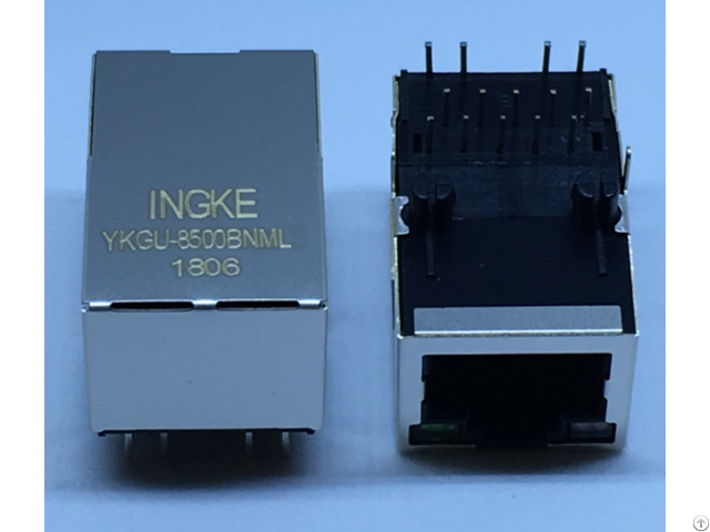 Ingke Ykgu 8500bnml 100 Percent Cross 7499110124 Through Hole Rj45 Magjack Connectors