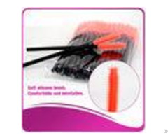 Multi Top Silicone Mascara Applicator Brushes Fashionable Eyelash Extension Brush