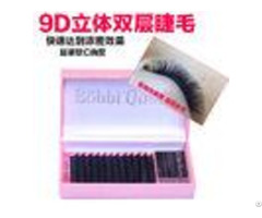 Double Layers 3d Eyelash Extensions Soft Faux Mink Lashes Machine Made