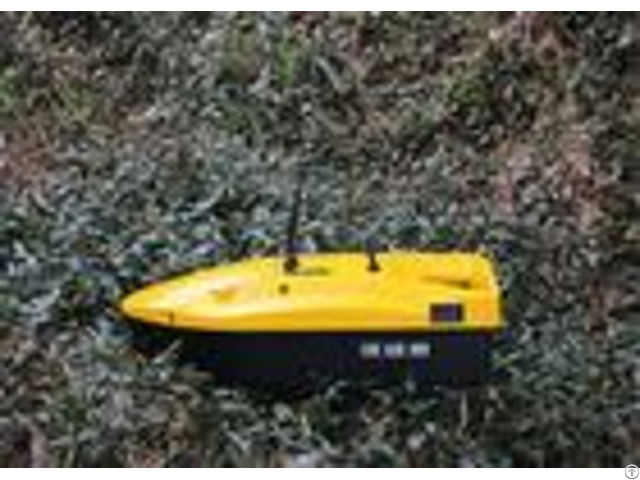 Yellow Mini Remote Control Bait Boat Range 350m Devc 113 Ac110 240v
