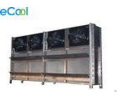 Energy Saving Air Cooled Cold Room Evaporator For Industrial Brine Unit With Copper Tube Al Fins