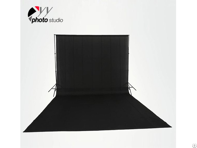 Black Muslin Photography Backdrop