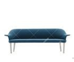 European Style Blue Living Room Sofa Set Three Seater For Apartment And Home